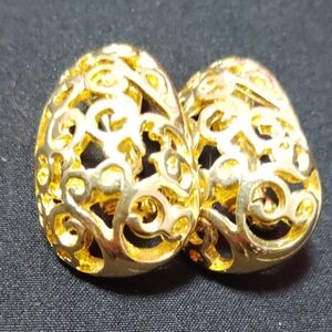 Yves Saint Laurent Gold Plated Earrings